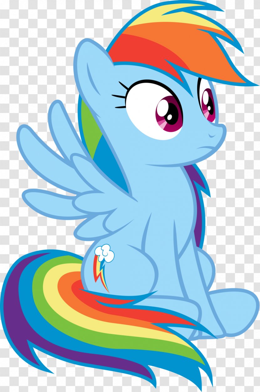 Rainbow Dash Twilight Sparkle Pony Rarity - Mythical Creature Transparent PNG