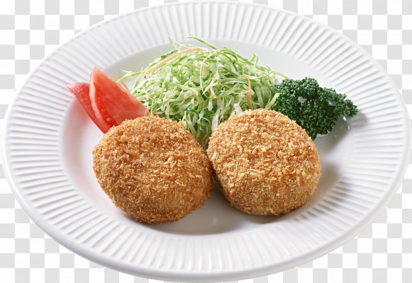 Korokke Food Cooking Vegetable Deep Frying - Garnish - Salad Transparent PNG