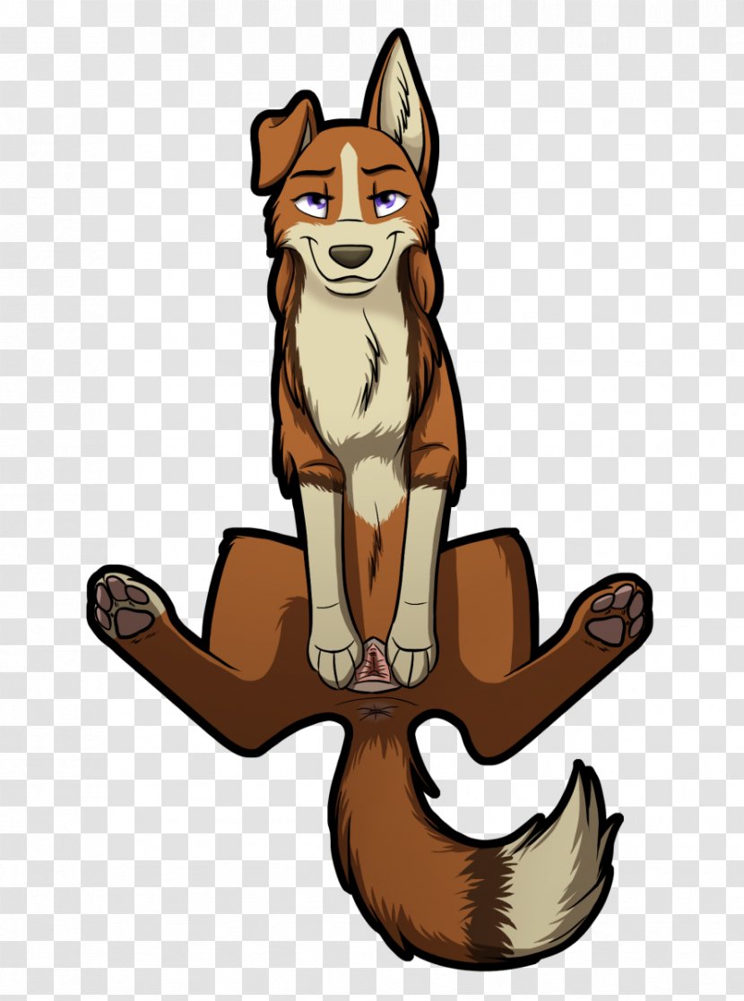 Cat Red Fox Dog Breed Clip Art - Cartoon Transparent PNG