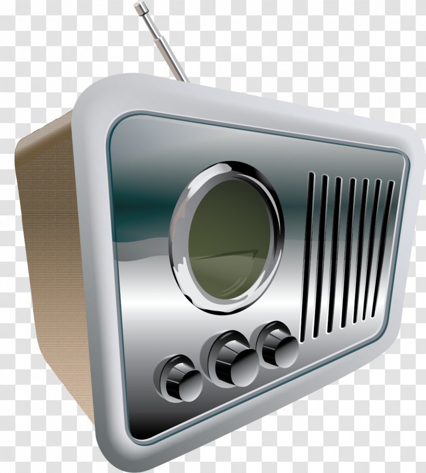 Radio Microphone FM Broadcasting - Metal Wind Transparent PNG