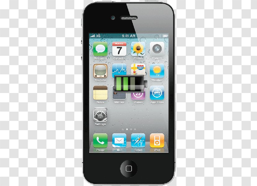 IPhone 4S Apple Verizon Wireless Smartphone - Electronic Device Transparent PNG