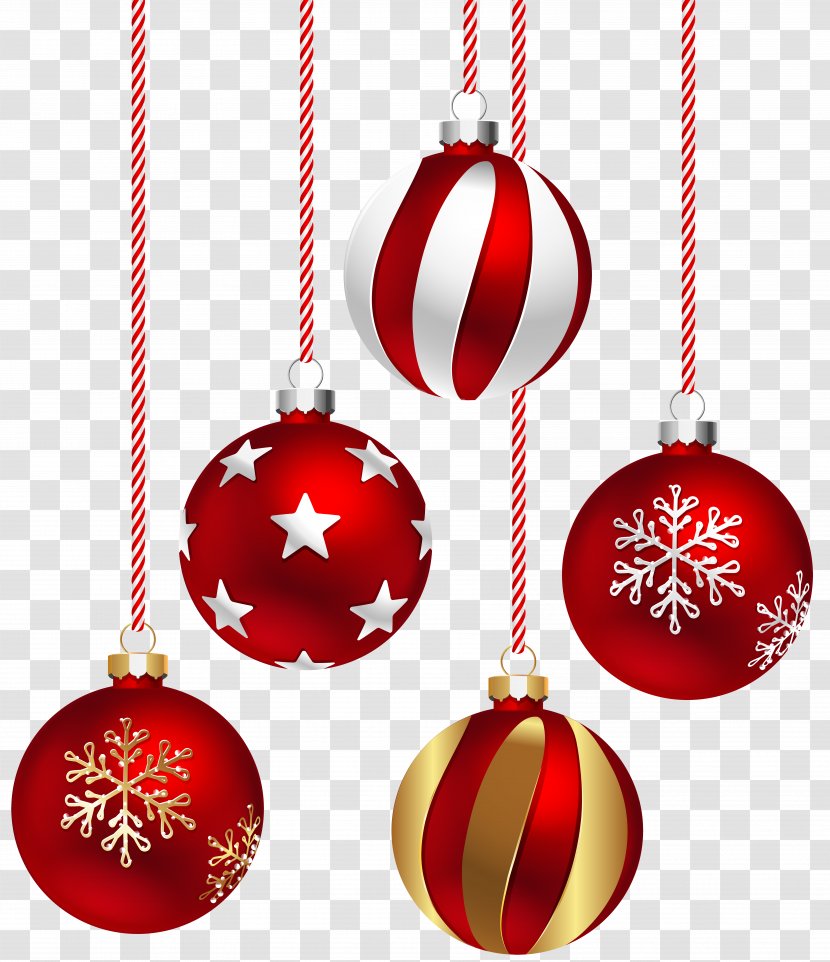 Santa Claus Christmas Ornament Clip Art - Tree - Balls Transparent Image Transparent PNG