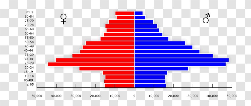Hull San Francisco Population Pyramid U.S. And World Clock - Triangle - Aging Transparent PNG