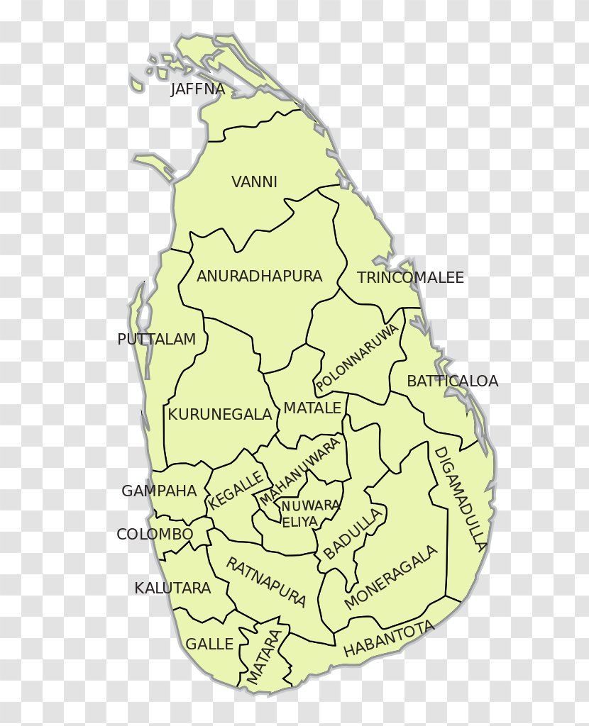 Land Lot Animal Map Ecoregion Line - Sri Lanka Culture Transparent PNG