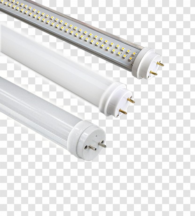 Light-emitting Diode LED Tube Lamp Fluorescent - Recessed Light Transparent PNG
