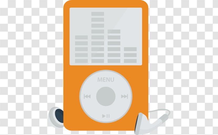 IPod MP3 Player - Watercolor - Headphones Transparent PNG