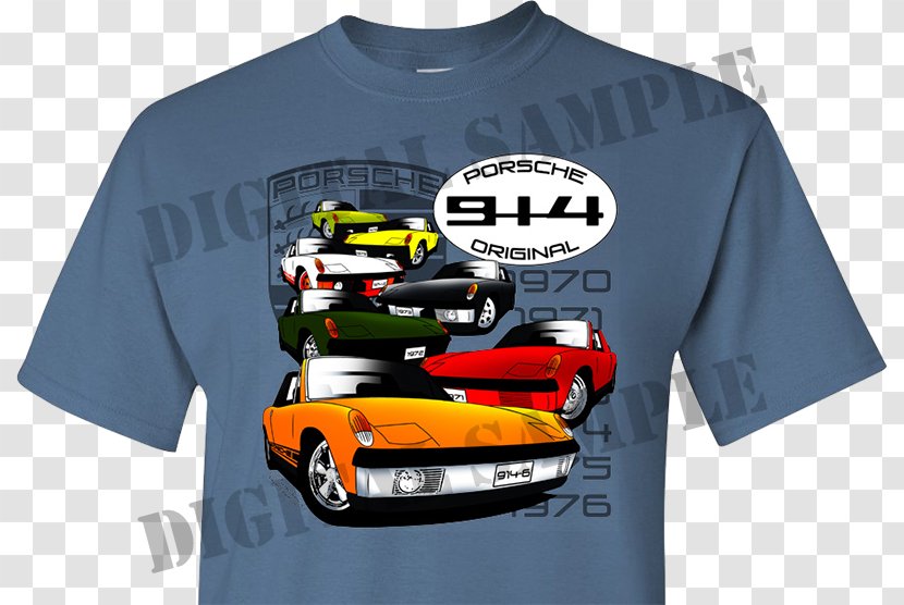 Car Bumper T-shirt Automotive Design - Play Vehicle - Porsche 914 Transparent PNG