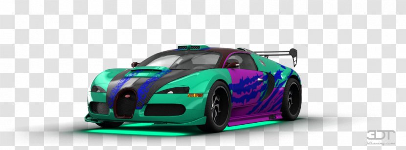 Sports Car Automotive Design Supercar Performance - Racing - Bugatti Veyron Transparent PNG
