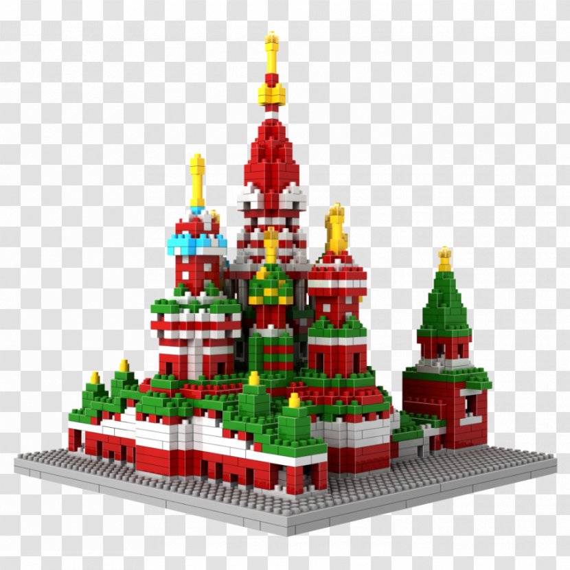 Saint Basil's Cathedral Dormition Cathedral, Moscow Nanoblock Toy Block - Plastic Cup Transparent PNG