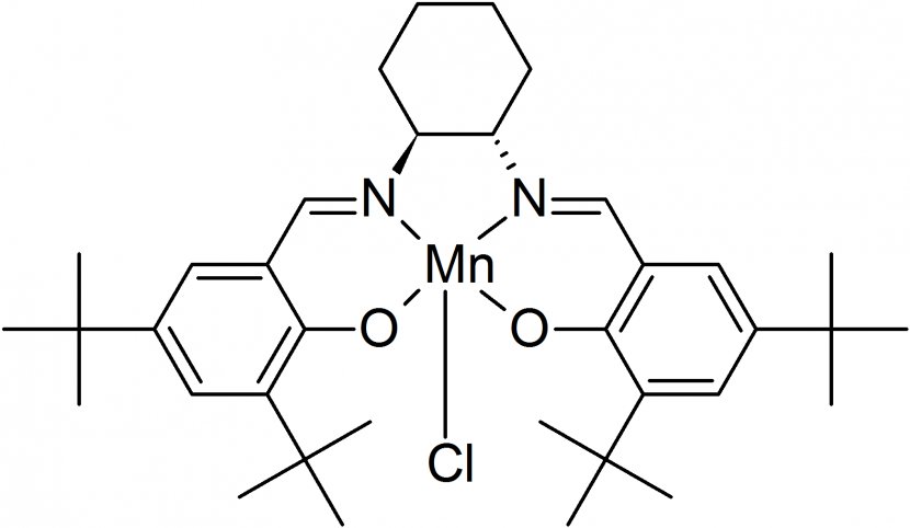 Jacobsen's Catalyst Catalysis Schiff Base Ligand Coordination Complex - Watercolor - Getafix Transparent PNG