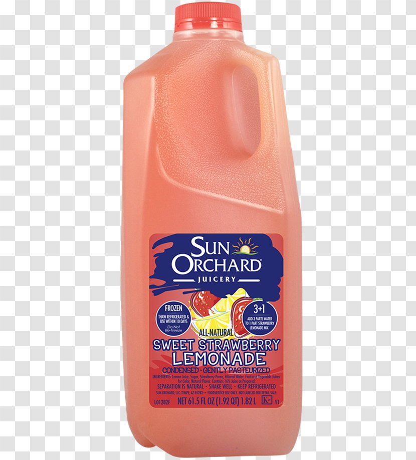 Orange Drink Liquid Car Fluid - Soft - Strawberry Lemonade Transparent PNG