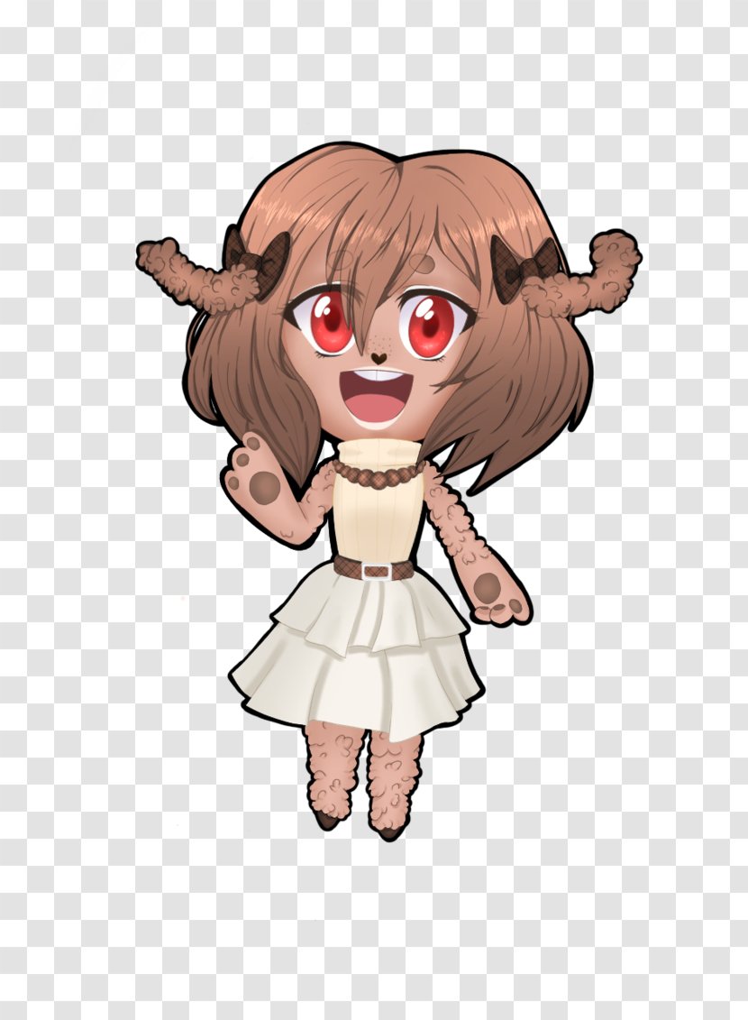 Brown Hair Legendary Creature Ear - Heart - Sheep Cheese Transparent PNG