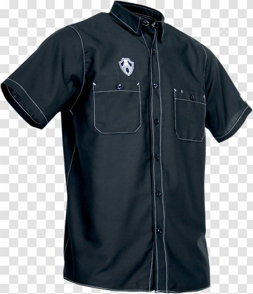 T-shirt Jersey Sleeve Polo Shirt - Black - Traditional Throttle Transparent PNG