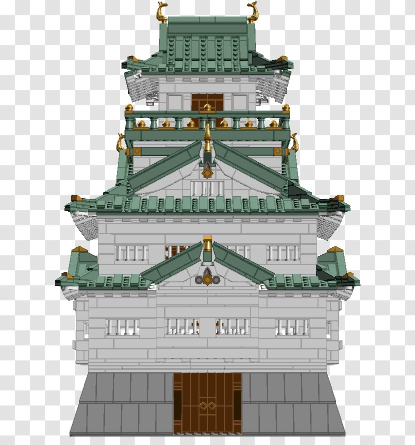 Tenshu Tower Temple Naver Blog Facade - Building - Lego Cell Transparent PNG