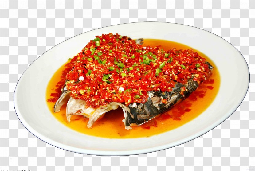 Asian Cuisine Curry Recipe Sauce Seafood - Fish Head Transparent PNG