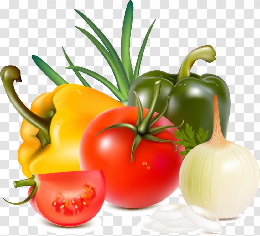 Junk Food Vegetable Tooth Pathology Clip Art - Peperoncini - Vector Vegetables Transparent PNG