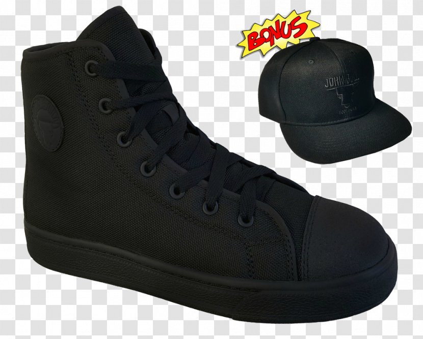 Skate Shoe Sneakers Sportswear Boot - Black M Transparent PNG