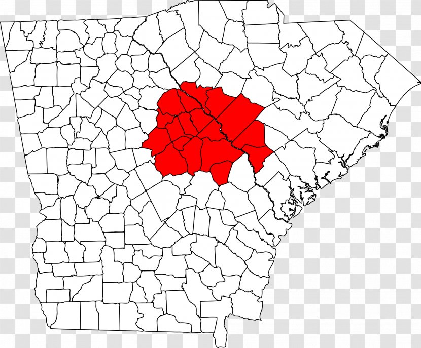 North Augusta Central Savannah River Area Evans - Silhouette - Real Map Transparent PNG