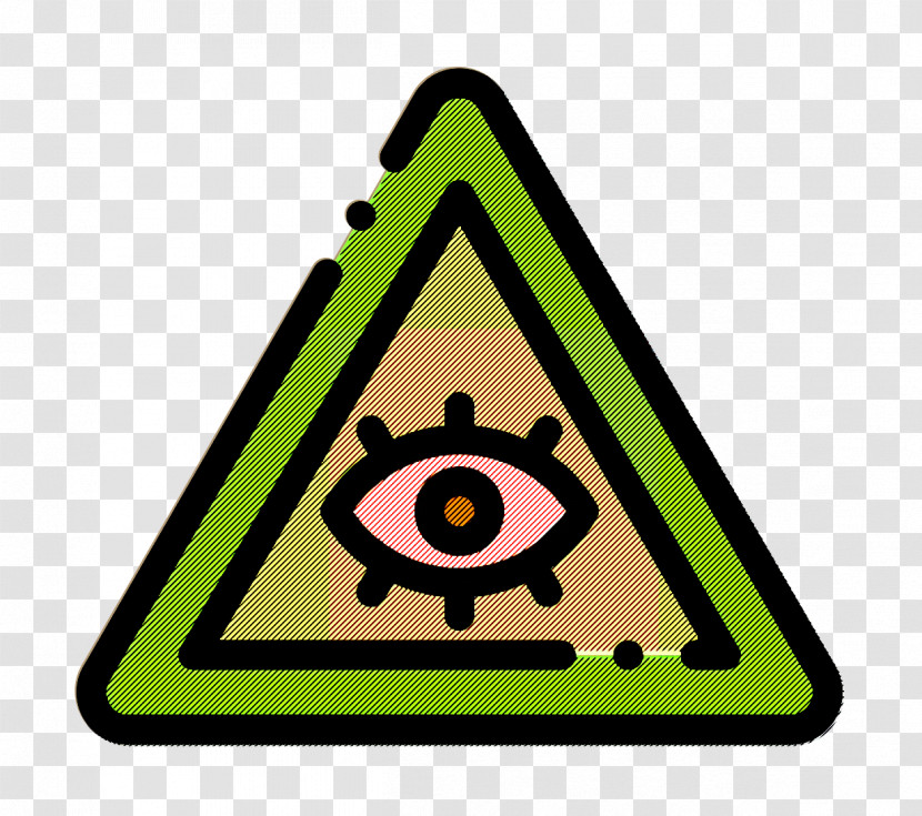 Eye Icon Triangle Icon Esoteric Icon Transparent PNG
