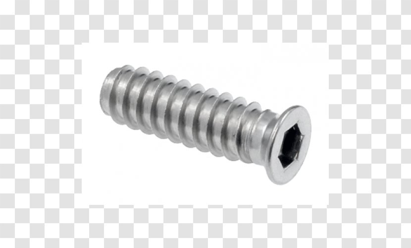 Screw Fastener Threaded Insert SAE 304 Stainless Steel - Drop Forging Transparent PNG