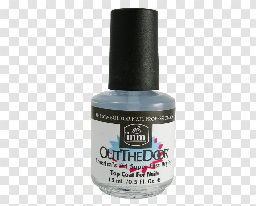 Nail Polish INM Out The Door Top Coat Overcoat - Art - Clearance Sale Engligh Transparent PNG