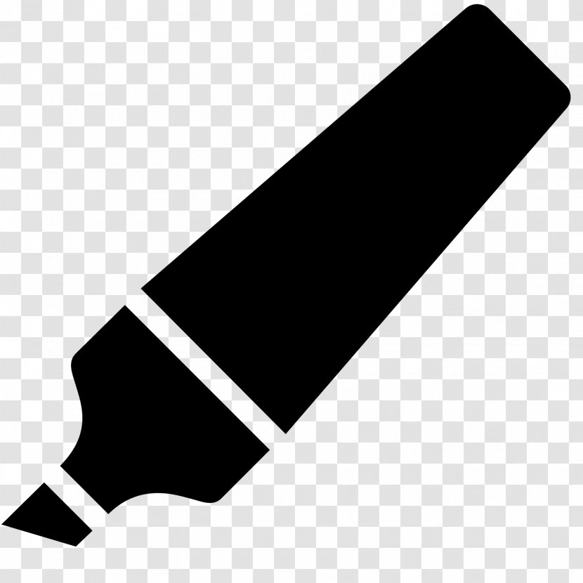 Marker Pen Highlighter - Nib Transparent PNG
