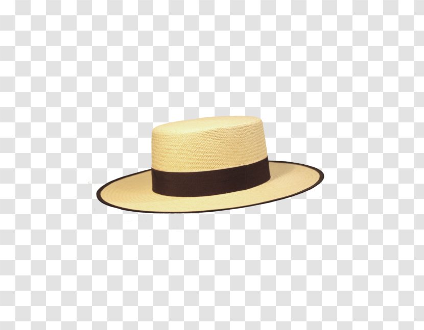 Straw Hat Panama Fashion Dress - Cowboy Transparent PNG