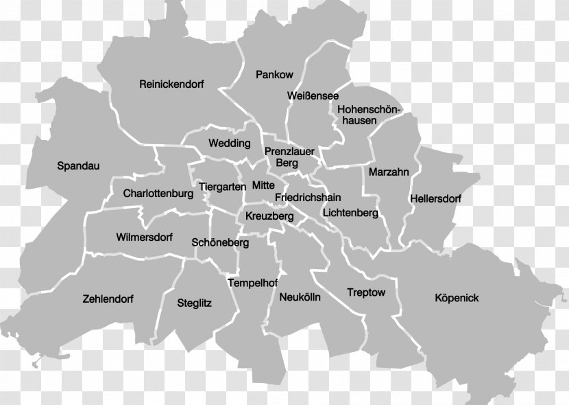 Charlottenburg-Wilmersdorf Borough Of Berlin Kiron Administrative Division Map Transparent PNG
