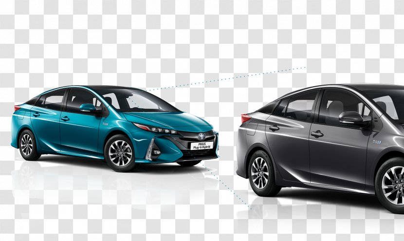 Toyota Prius Plug-In Hybrid Mid-size Car Electric Vehicle Transparent PNG
