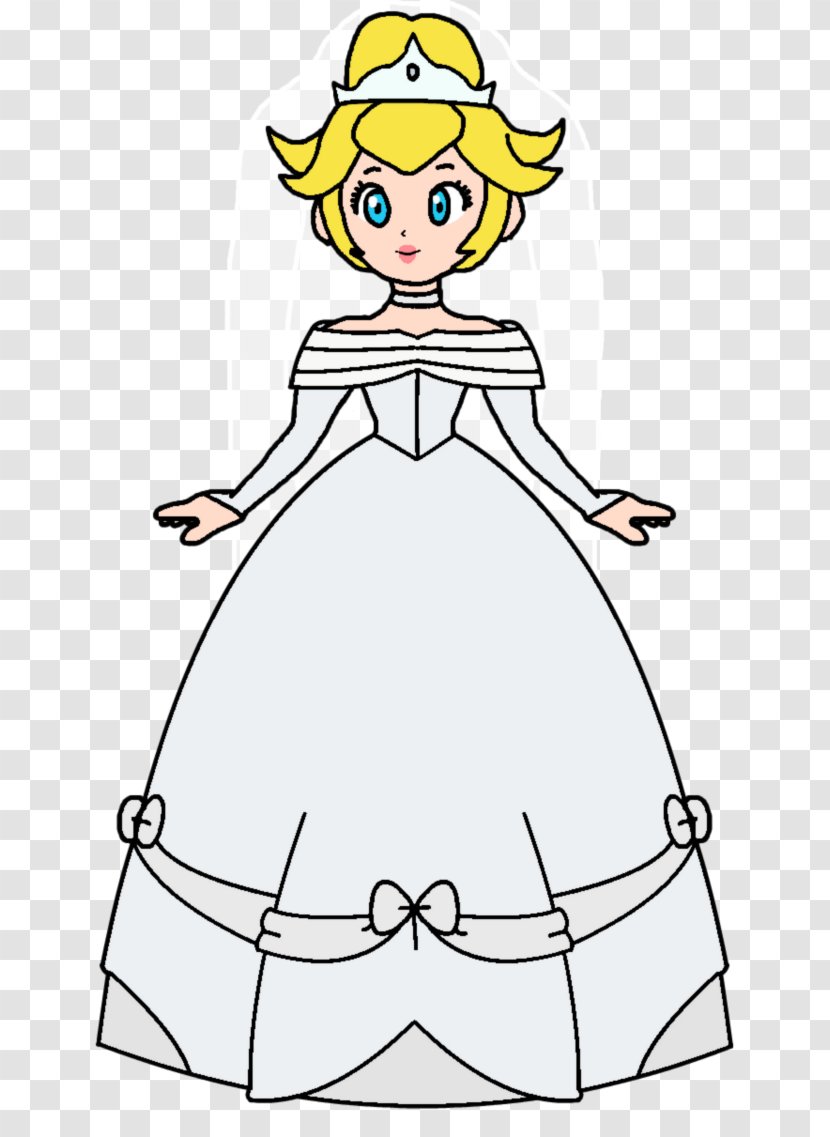 Princess Peach Wedding Dress Super Mario Odyssey Minnie Mouse - Ball Gown - Daisy Transparent PNG