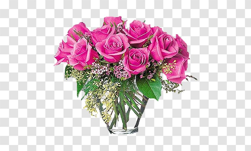 Floristry Rose Flower Delivery Bouquet - Teleflora - Pink Roses Transparent PNG