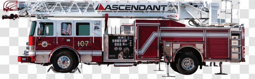 Fire Engine Department Truck Ladder Car - Foot - Ambulance Graphics Packages Transparent PNG