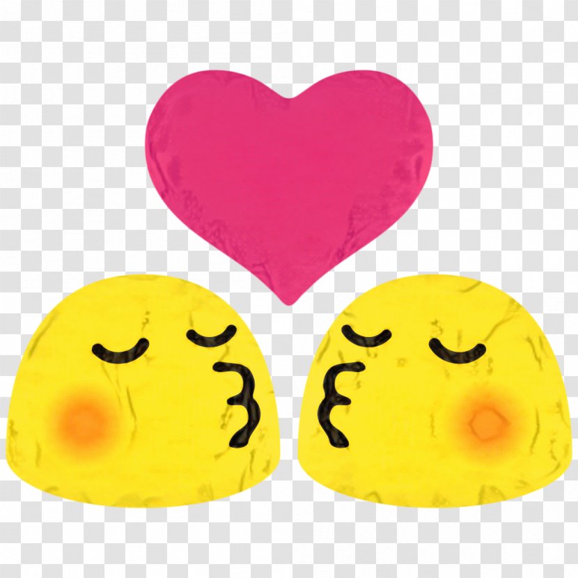 Heart Emoji Background - Emoticon - Smile Facial Expression Transparent PNG