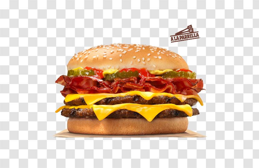 Bacon Whopper Hamburger Cheeseburger Big King Transparent PNG