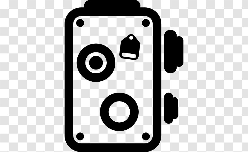 Photography Camera Font - Black And White Transparent PNG