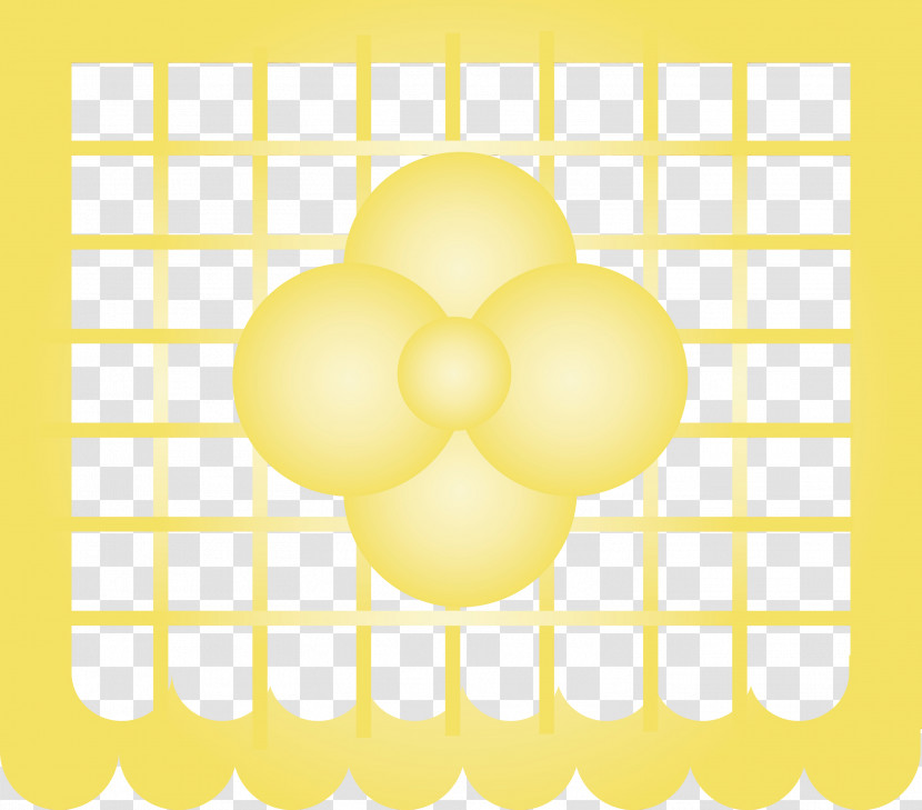 Yellow Line Font Point Pattern Transparent PNG