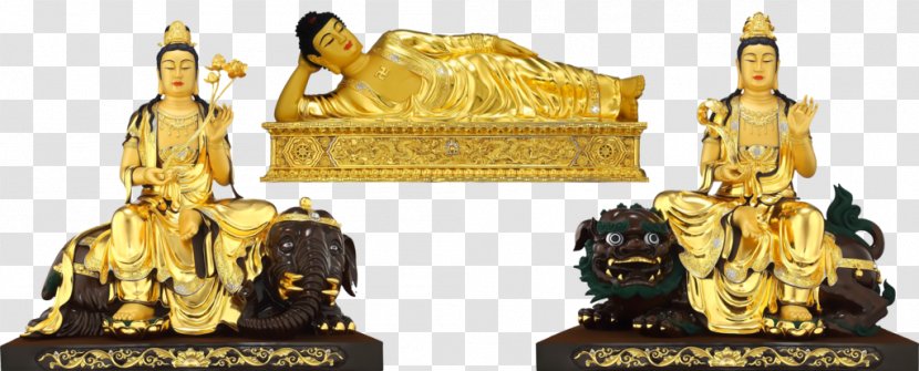 Statue Religion Bronze 01504 Gold - Monument - Kuan Yin Transparent PNG