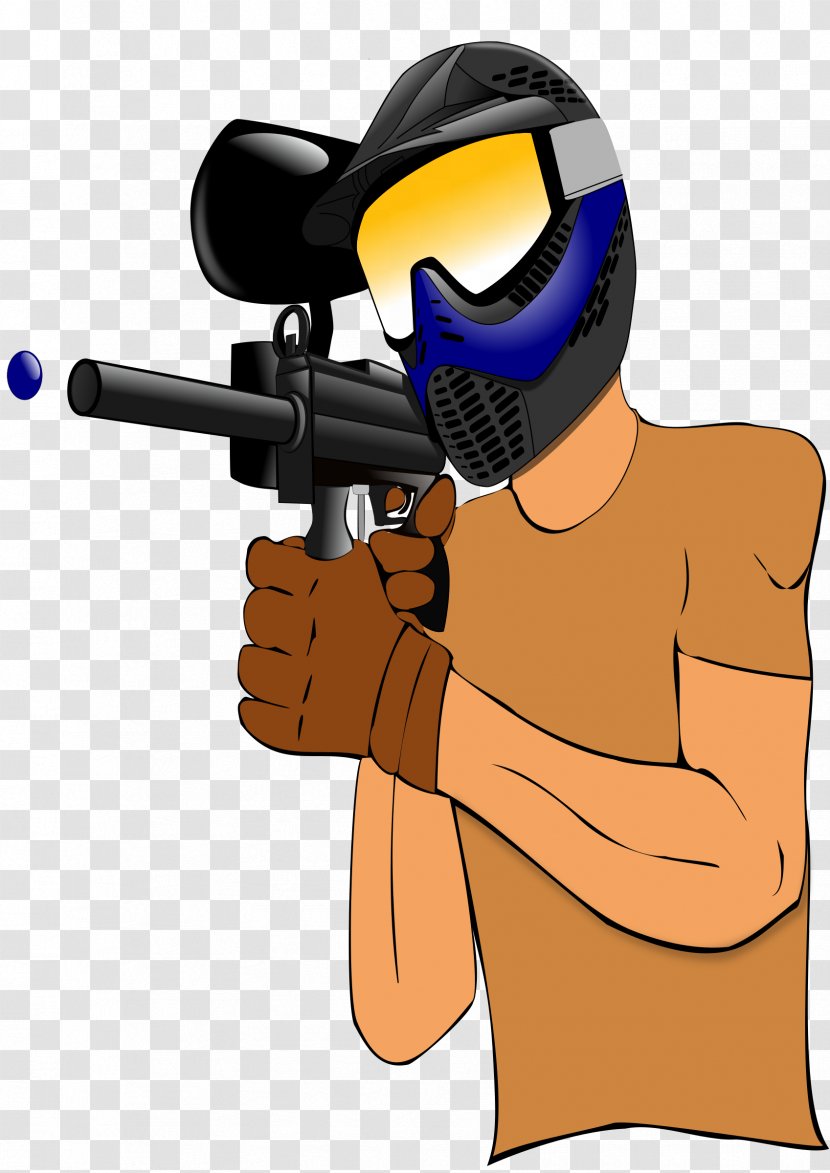 Paintball Guns Clip Art - Headgear Transparent PNG