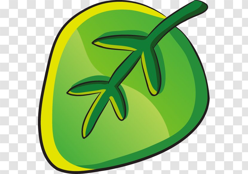 T-shirt Cartoon Clip Art - Plant - Painted Green Leaf Pattern Transparent PNG