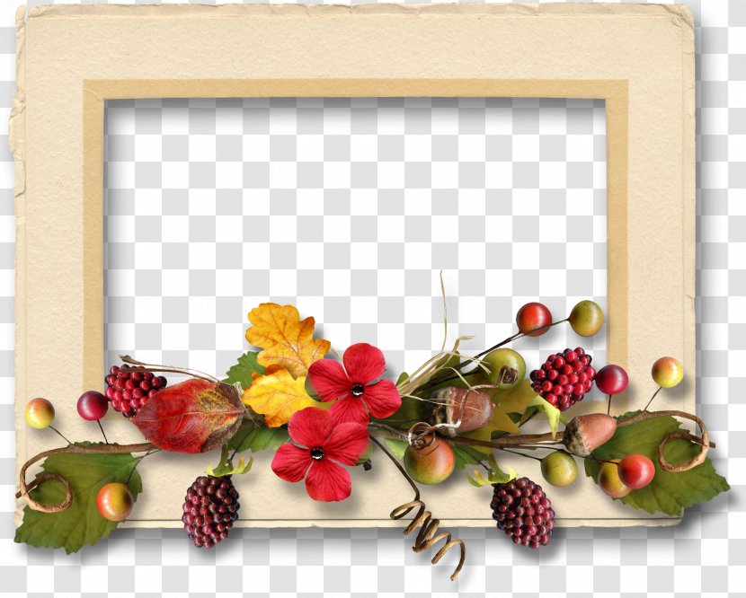 Floral Design Picture Frames Cut Flowers Christmas - Decor Transparent PNG