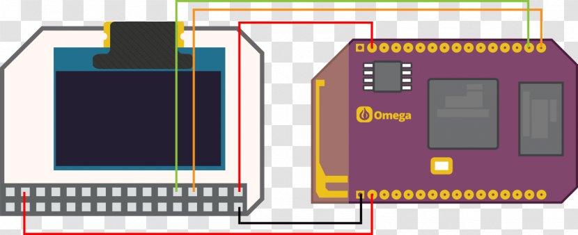 OLED Pinout Electronics Omega2 Electronic Component - Oled Transparent PNG