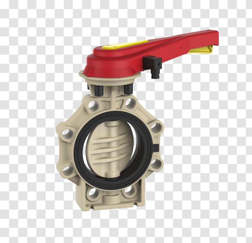 Butterfly Valve Flange Plastic Polypropylene - Hydraulics - Tool Transparent PNG