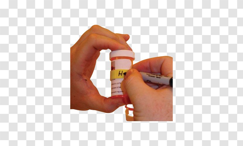 Thumb Drug - Hand - Ring Label Transparent PNG