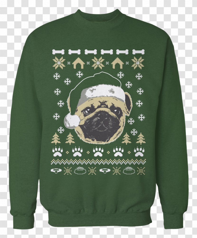 Christmas Jumper T-shirt Sweater Clothing - Dog Like Mammal Transparent PNG