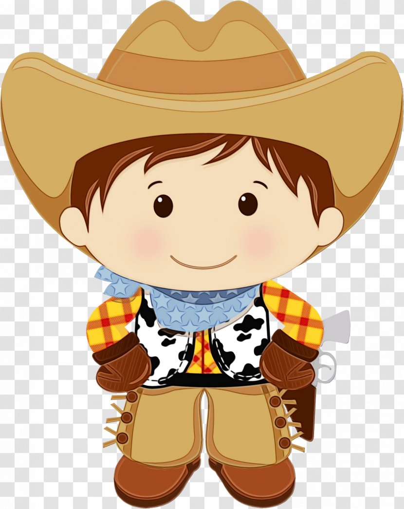 Cowboy Hat - Brown Hair Headgear Transparent PNG