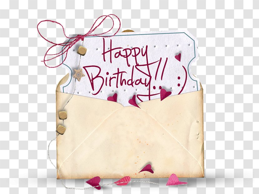 Paper Birthday - Pink - Happy Greeting Transparent PNG