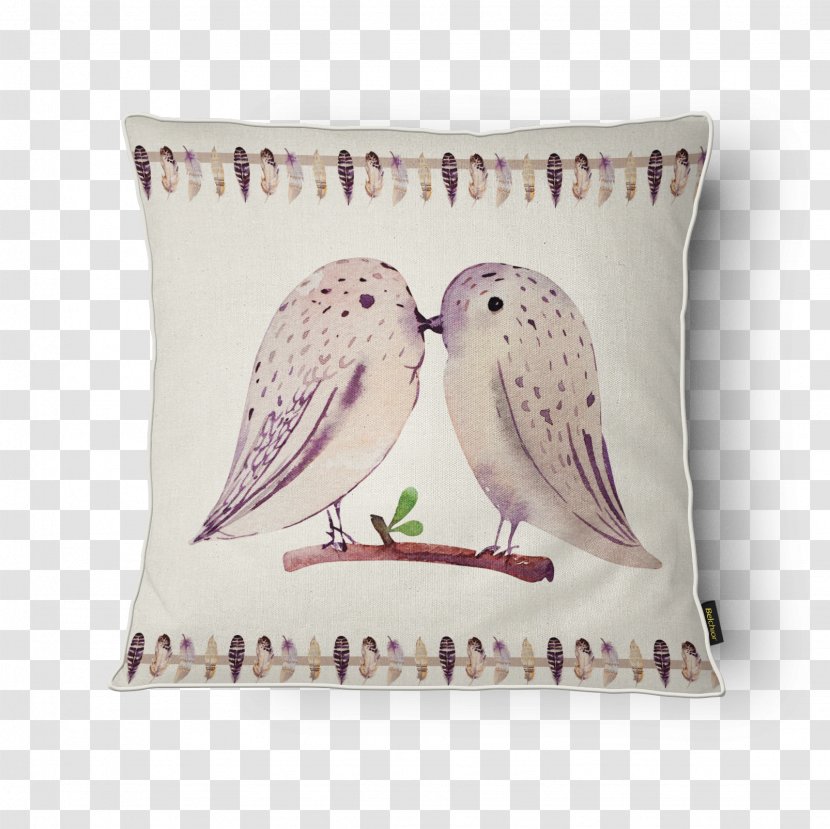 Throw Pillows Cushion Feather Wedding Invitation - Textile - Pillow Transparent PNG