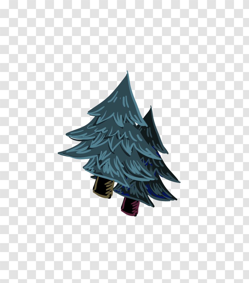 Christmas Tree - Cartoon Green Transparent PNG