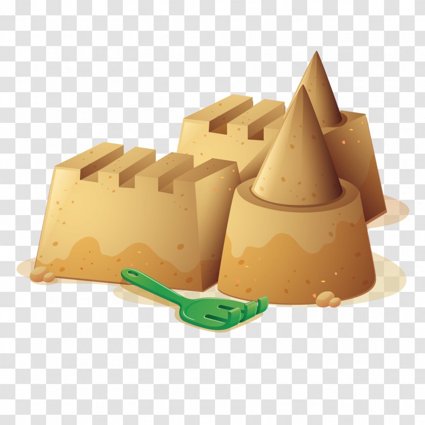 Royalty-free Sand Art And Play Stock Illustration - Beach - Vector Castle Transparent PNG