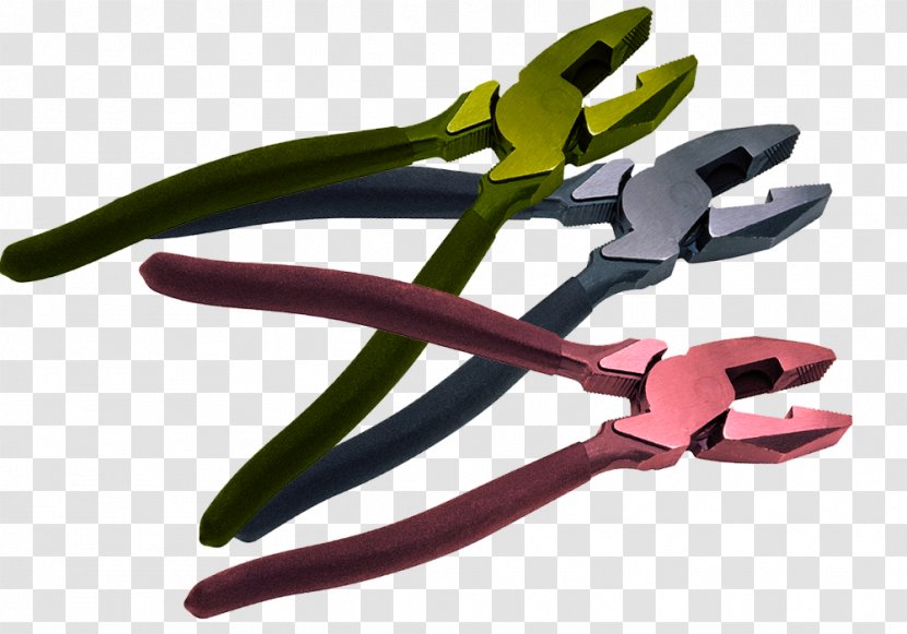 Green Color Silver Pink - Tool - Multi-color Polished Pliers Transparent PNG